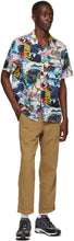 PS by Paul Smith Multicolor 'Pulp' Print Short Sleeve Shirt