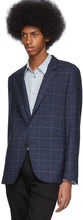 PS by Paul Smith Navy Check Unlined Blazer