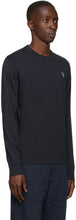 PS by Paul Smith Navy Cotton Zebra Logo Sweater