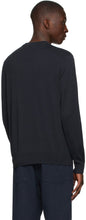 PS by Paul Smith Navy Cotton Zebra Logo Sweater