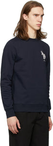 PS by Paul Smith Navy Halo Zebra Sweatshirt