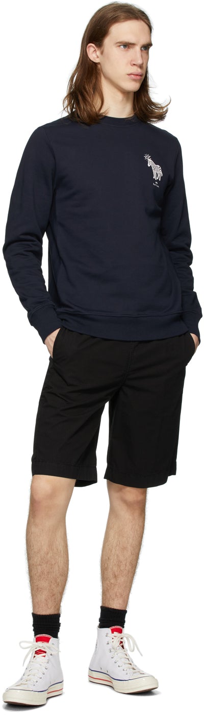 PS by Paul Smith Navy Halo Zebra Sweatshirt
