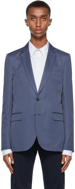 PS by Paul Smith Navy Mid Fit Buggy Lined Blazer - PS by Paul Smith Navy Mid Fit Buggy Blazer doublé - PS By Paul Smith Navy Mid Fit Buggy Lined Blazer