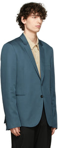 PS by Paul Smith Navy Twill Blazer