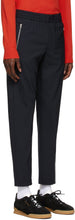 PS by Paul Smith Navy Wool Drawstring Trousers