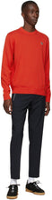 PS by Paul Smith Navy Wool Drawstring Trousers