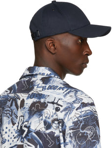 PS by Paul Smith Navy Zebra Logo Cap