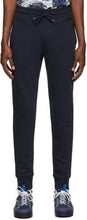 PS by Paul Smith Navy Zebra Logo Lounge Pants - PS by Paul Smith Navy Zebra Logo Lounge Pants - PS 바울 스미스 네이비 얼룩말 로고 라운지 바지