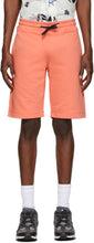 PS by Paul Smith Orange Organic Cotton Zebra Logo Shorts - PS by Paul Smith Orange Coton bio Zebra Logo Short - PS 바울 스미스 오렌지 유기농 코튼 얼룩말 로고 반바지