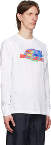PS by Paul Smith White 'Acid Touch' Sweatshirt