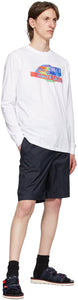 PS by Paul Smith White 'Acid Touch' Sweatshirt