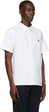 PS by Paul Smith White Zebra Logo Short Sleeve Shirt