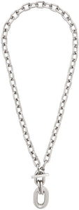 Paco Rabanne Silver XL Link Pendant Necklace - PACO RABANNE Silver XL Link Collier pendentif - Paco Rabanne 실버 XL 링크 펜던트 목걸이