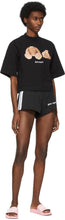 Palm Angels Black Bear Cropped T-Shirt