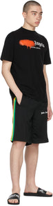 Palm Angels Black Jersey Exodus Track Shorts