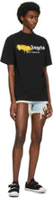 Palm Angels Black 'Los Angeles' Sprayed Logo T-Shirt