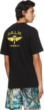 Palm Angels Black Military Wings T-Shirt
