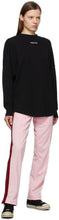 Palm Angels Black Sprayed Logo 'Tokyo' Long Sleeve T-Shirt