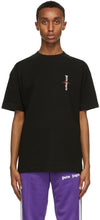 Palm Angels Black Statement T-Shirt - T-shirt de déclaration noire de Palm anges - 팜 천사 검은 성명 T 셔츠