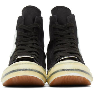 Palm Angels Black Vulcanized Palm Sneakers