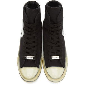 Palm Angels Black Vulcanized Palm Sneakers