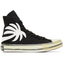 Palm Angels Black Vulcanized Palm Sneakers - Sneakers de palmiers vulcanisés noirs de Palm anges - 팜 천사 블랙 가황 팜 스니커즈