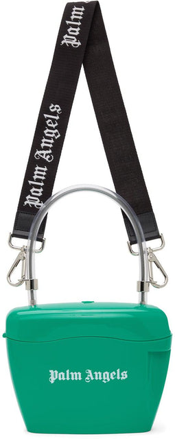 Palm Angels Green Padlock Bag - Sac à cadenas vert Palmels - 팜 천사 녹색 자물쇠 가방