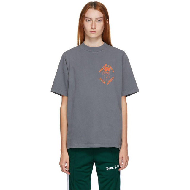 Palm Angels Grey Small Exotic Club T-Shirt