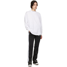 Palm Angels White Classic Logo Long Sleeve T-Shirt