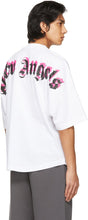 Palm Angels White Double Logo T-Shirt