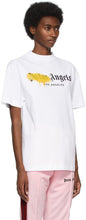 Palm Angels White 'Los Angeles' Sprayed Logo T-Shirt