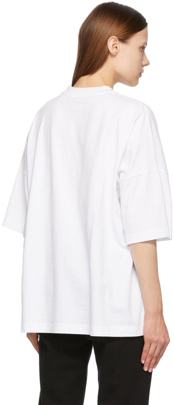Palm Angels White Bear Loose T-Shirt