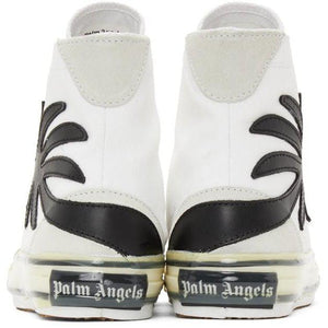 Palm Angels White Vulcanized Palm Sneakers