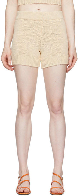Paloma Wool Off-White Zubat Shorts - Short zubat hors blanc de palais - 팔로마 울 오프 화이트 Zubat 반바지