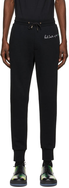 Paul Smith 50th Anniversary Black Elements Apple Lounge Pants - Paul Smith 50e anniversaire Black Elements Pantalon Lounge Apple - 폴 스미스 50 주년 흑인 요소 Apple 라운지 바지