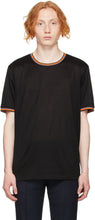 Paul Smith Black Artist Stripe Ringer T-Shirt - Paul Smith Black Artist Stripe Ringer T-shirt - 폴 스미스 흑인 아티스트 스트라이프 링거 티셔츠