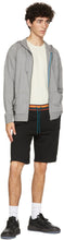 Paul Smith Black Jersey Artist Stripe Shorts