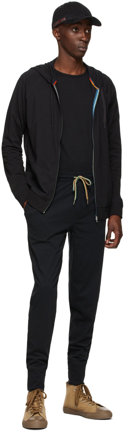 Paul Smith Black Jersey Lounge Pants