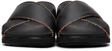 Paul Smith Black Swirl Pax Sandals