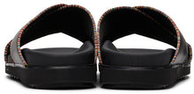 Paul Smith Black Swirl Pax Sandals