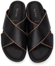 Paul Smith Black Swirl Pax Sandals