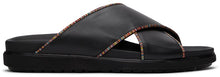 Paul Smith Black Swirl Pax Sandals - Paul Smith Black Swirl Pax Sandales - 폴 스미스 블랙 소용돌이 팍스 샌들
