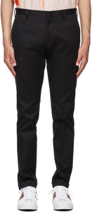 Paul Smith Black Twill Trousers - Pantalon en sergé noir Paul Smith - 폴 스미스 블랙 능 직물 바지