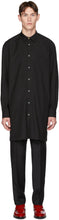 Paul Smith Black Wool Oversized Mayfair Shirt - Chemise de Mayfair de laine noire de Paul Smith - 폴 스미스 블랙 울 대형 메이페어 셔츠
