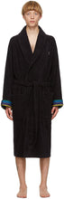 Paul Smith Black Zebra Dressing Gown - Robe de pansement de zèbre noir Paul Smith - 폴 스미스 블랙 얼룩말 드레싱 가운