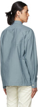 Paul Smith Blue Crinkled Shirt
