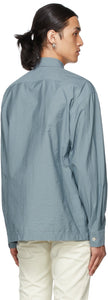 Paul Smith Blue Crinkled Shirt