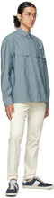Paul Smith Blue Crinkled Shirt