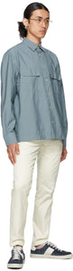 Paul Smith Blue Crinkled Shirt