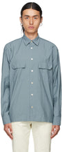 Paul Smith Blue Crinkled Shirt - Chemise froissée bleue de Paul Smith - 폴 스미스 블루 셔츠